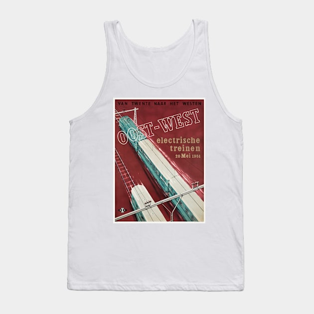 Oost - West Netherlands Vintage Travel Poster Tank Top by vintagetreasure